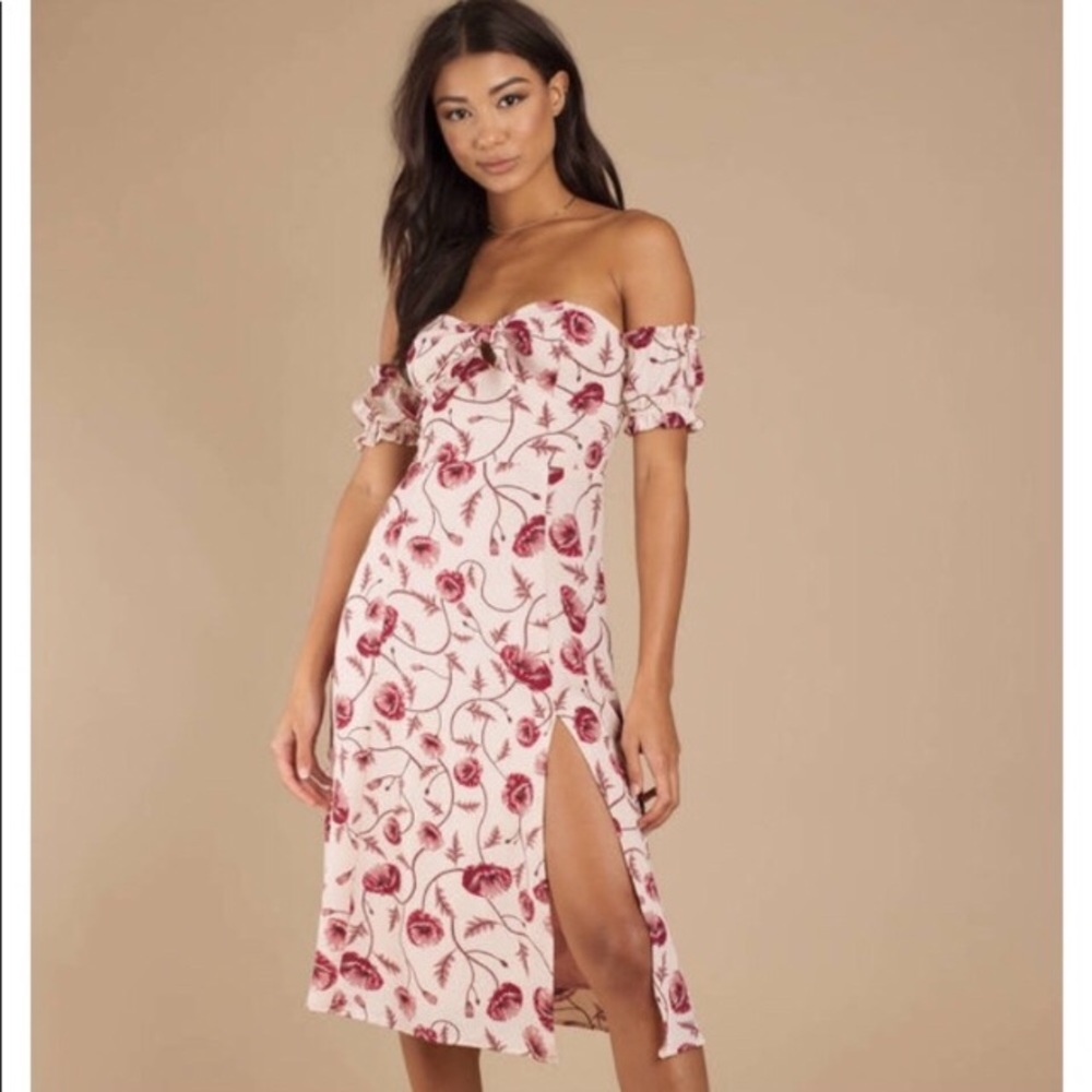 Tobi Off Shoulder Dress